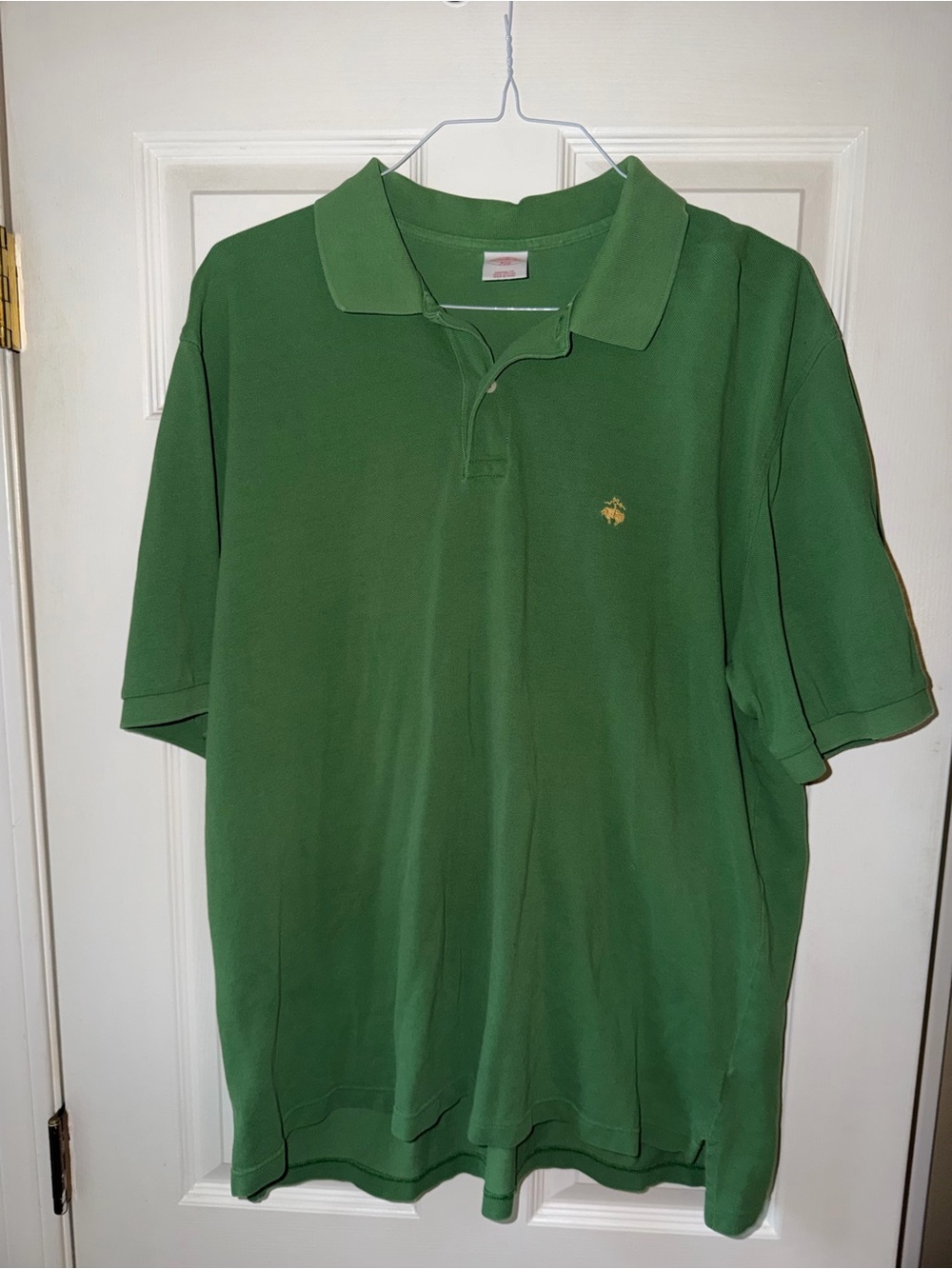 Brooks Brothers Vintage Classic Green Polo Shirt XXL